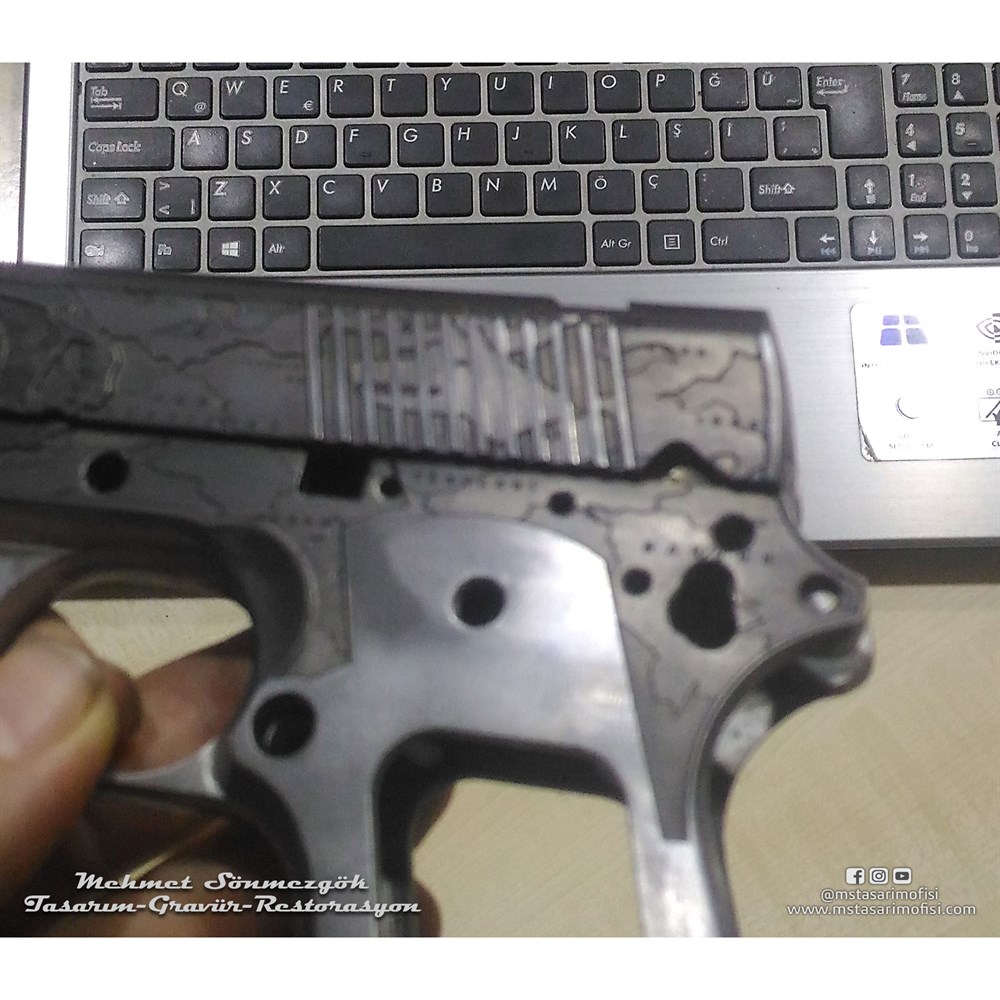 Tisaş 1911 Gravür // Büyük Turan Devleti,Model 3