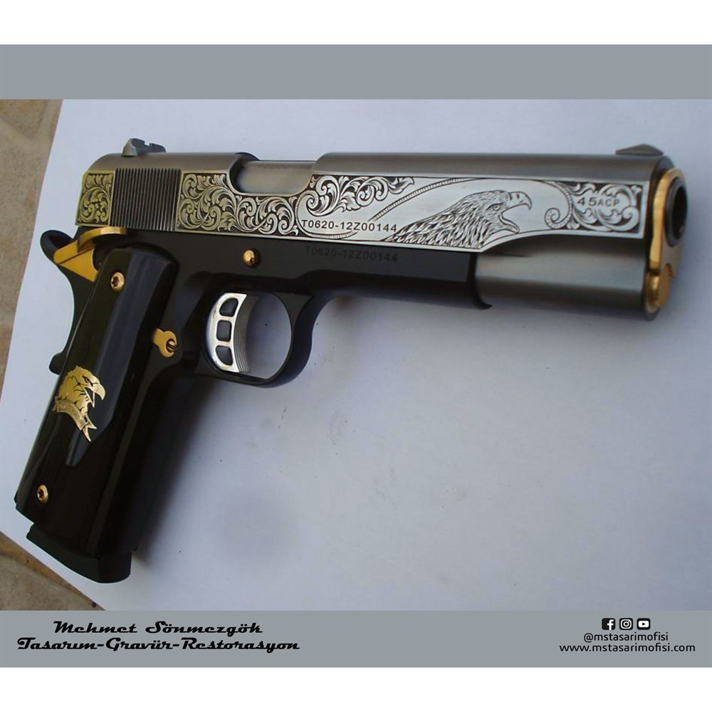 Tisaş 1911 Gravür // Kartal Figürlü Gravür
