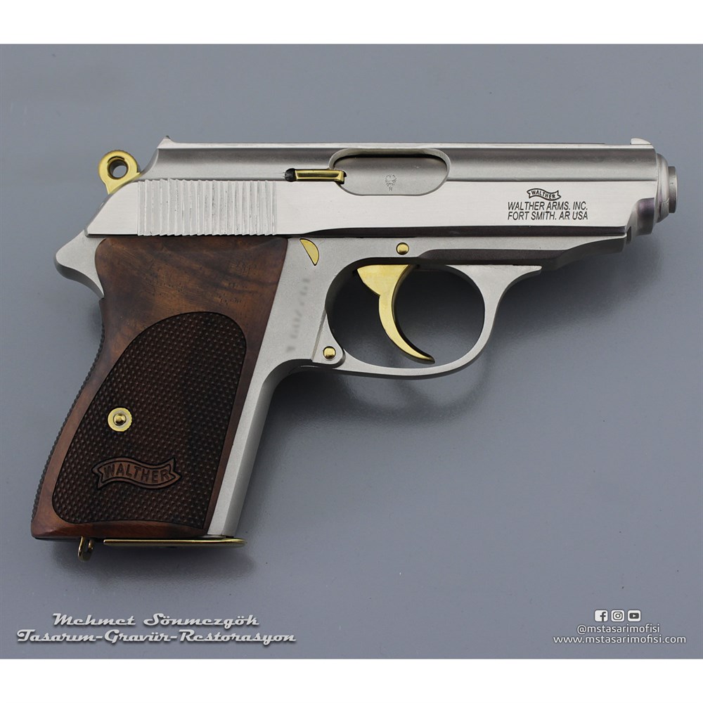 Walther PPK Kaplama // Akımsız Nikel,Parçalar Sarı
