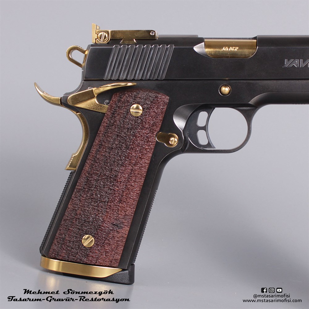 Yavuz 1911 Kabze // Pütür Desen,Parmak İzli