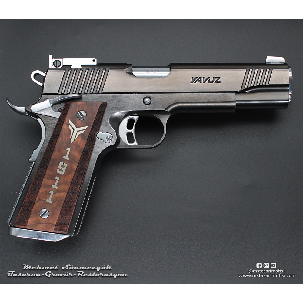 Yavuz 1911 Kaplama // Parlak Füme