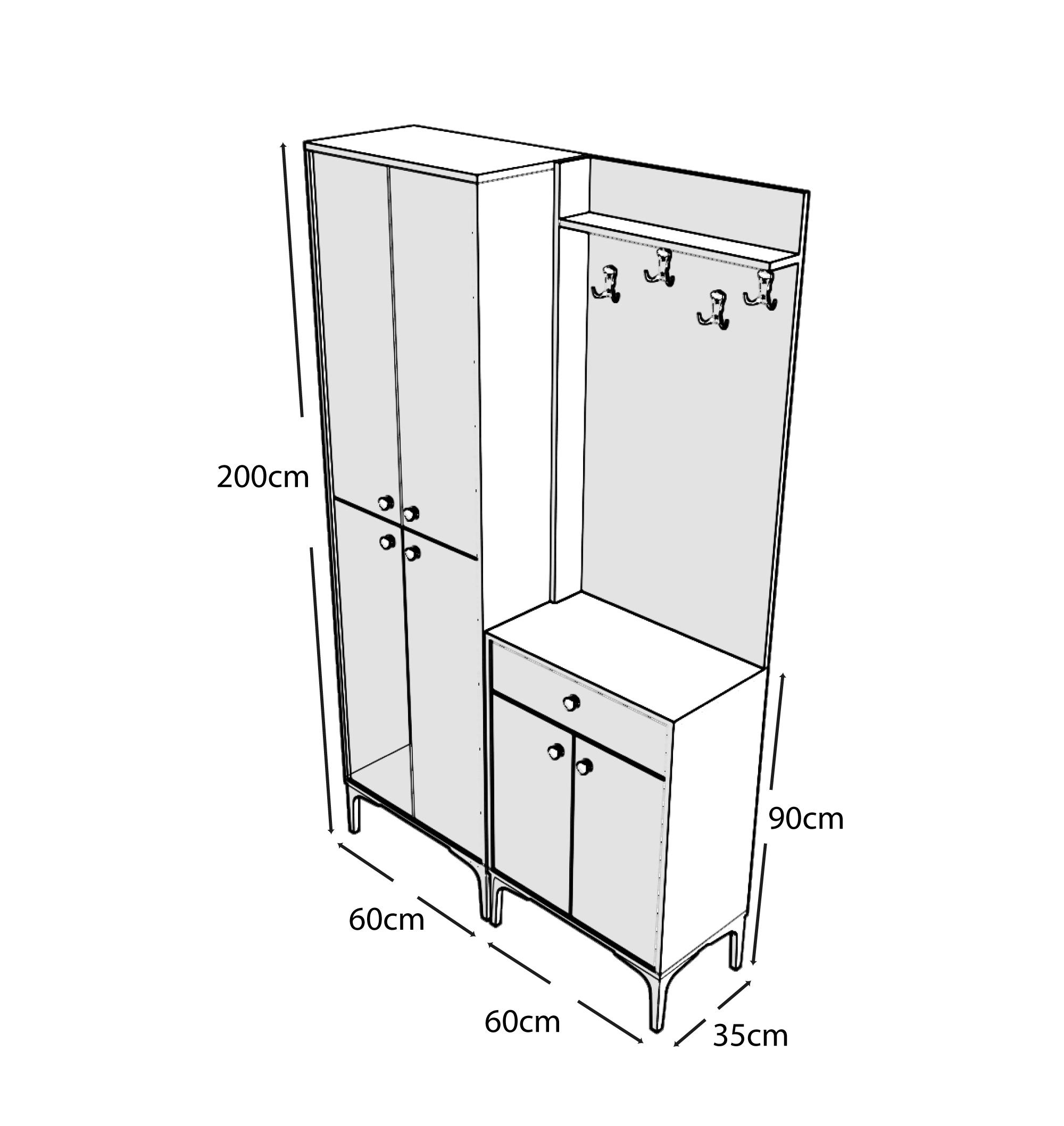 PARİS PORTMANTO (%100MDF)