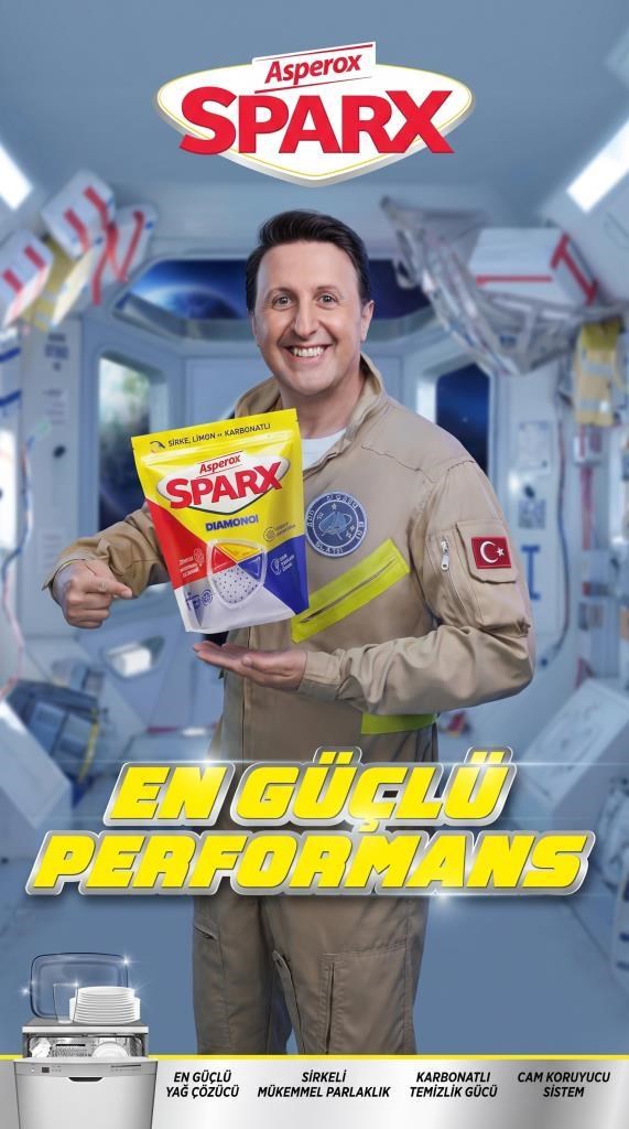 ASPEROX Sparx Diamond Bulaşık Makinesi Tableti 60'lı 3 ADET