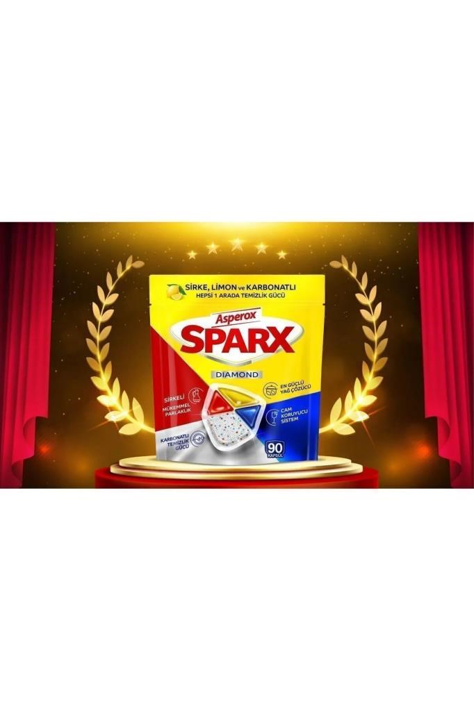 ASPEROX Sparx Diamond Bulaşık Makinesi Tableti 60'lı