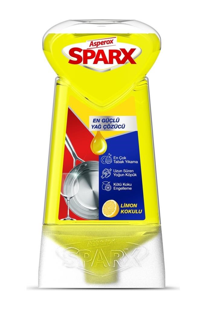ASPEROX Sparx Diamond Plus 650 ml Limon Sıvı Bulaşık Deterjanı