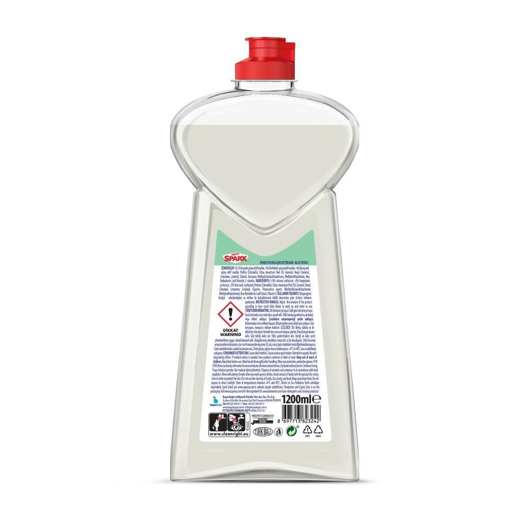 ASPEROX Sparx Sıvı Bulaşık Deterjanı Losyon 1200 ml