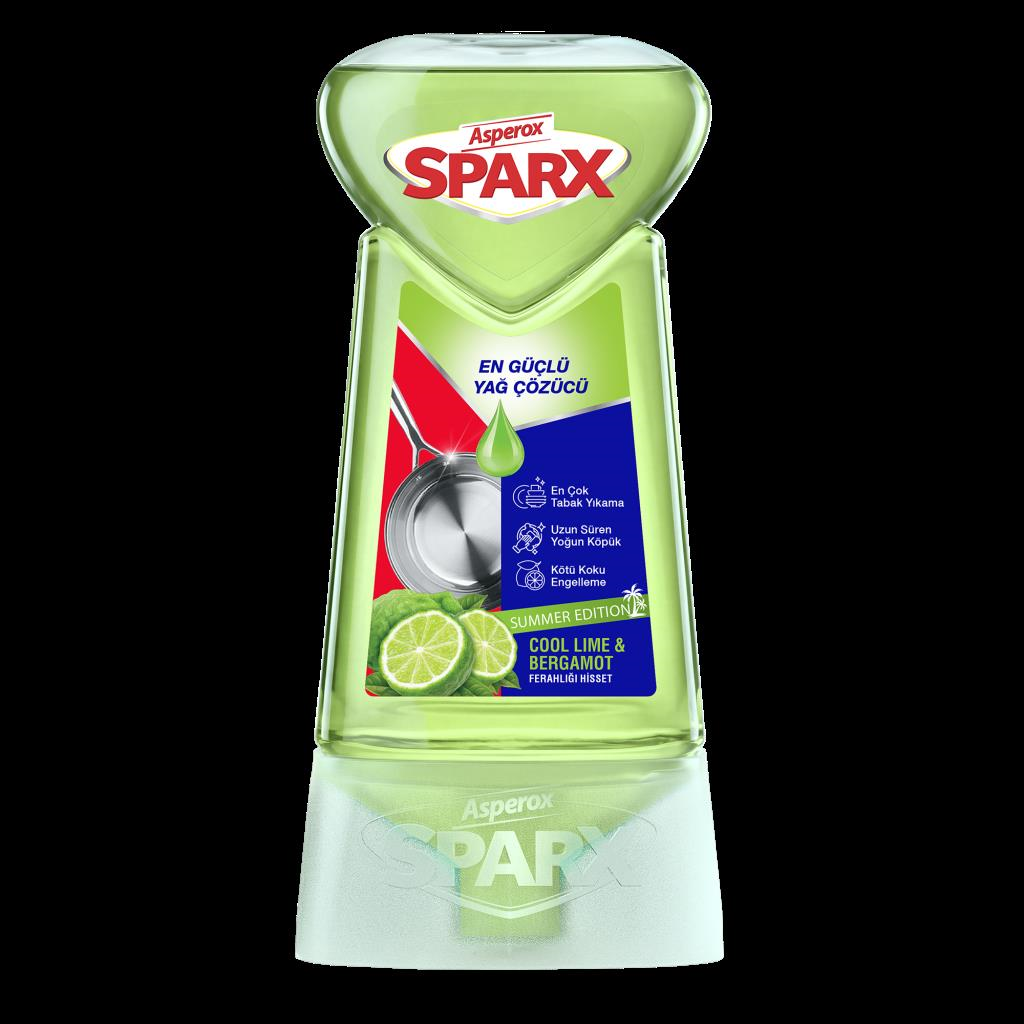 ASPEROX Sparx Summer Edition Cool Lime & Bergamot Sıvı Bulaşık Deterjanı 650 ML