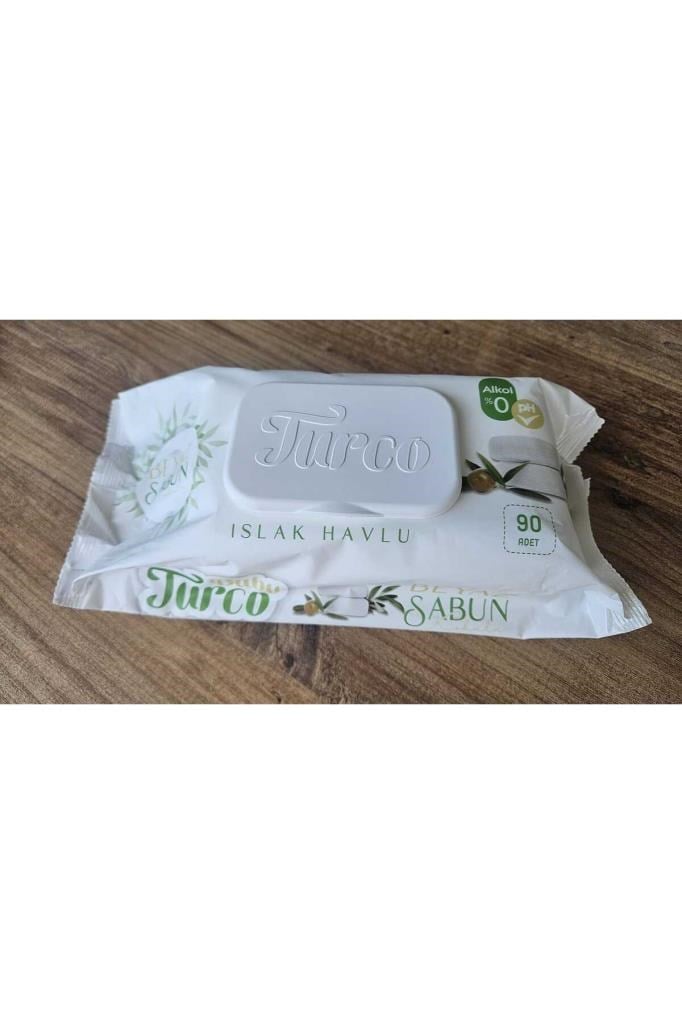 Baby Turco Islak Havlu Beyaz Sabun 90 Lı