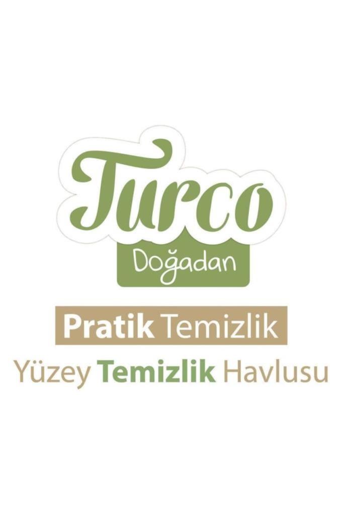 Baby Turco Turco Doğadan Pratik Yüzey Temizlik Havlusu 100 Yaprak Yeşil Sabun/Yeşil Çam (12 Li Set) 1200 Yaprak
