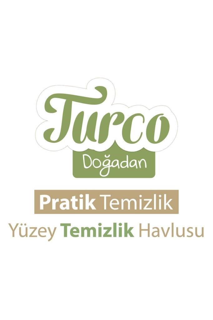 Baby Turco Turco Doğadan Pratik Yüzey Temizlik Havlusu 100 Yaprak Yeşil Sabun/Yeşil Çam (3 Lü Set) 300 Yaprak