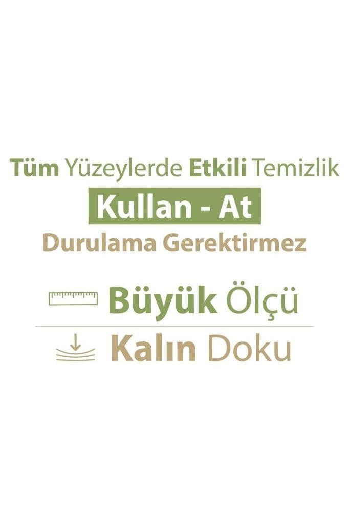 Baby Turco Turco Doğadan Pratik Yüzey Temizlik Havlusu 100 yaprak