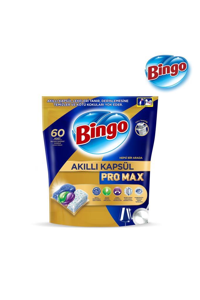 Bingo Akıllı Kapsül Pro Max Bulaşık Makinesi Deterjanı Tableti 60 Lı