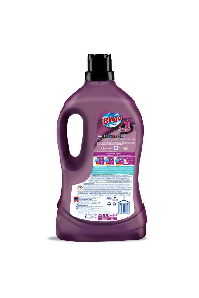 Bingo Çamaşır Deterjanı Onaran Koruma 4 Lt X 2 Adet