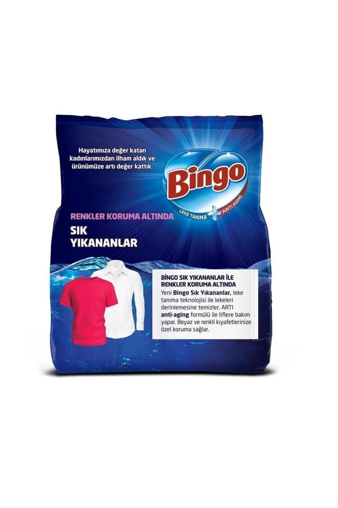 Bingo Matik Sık Yıkanan Çamaşırlara Özel 9 Kg