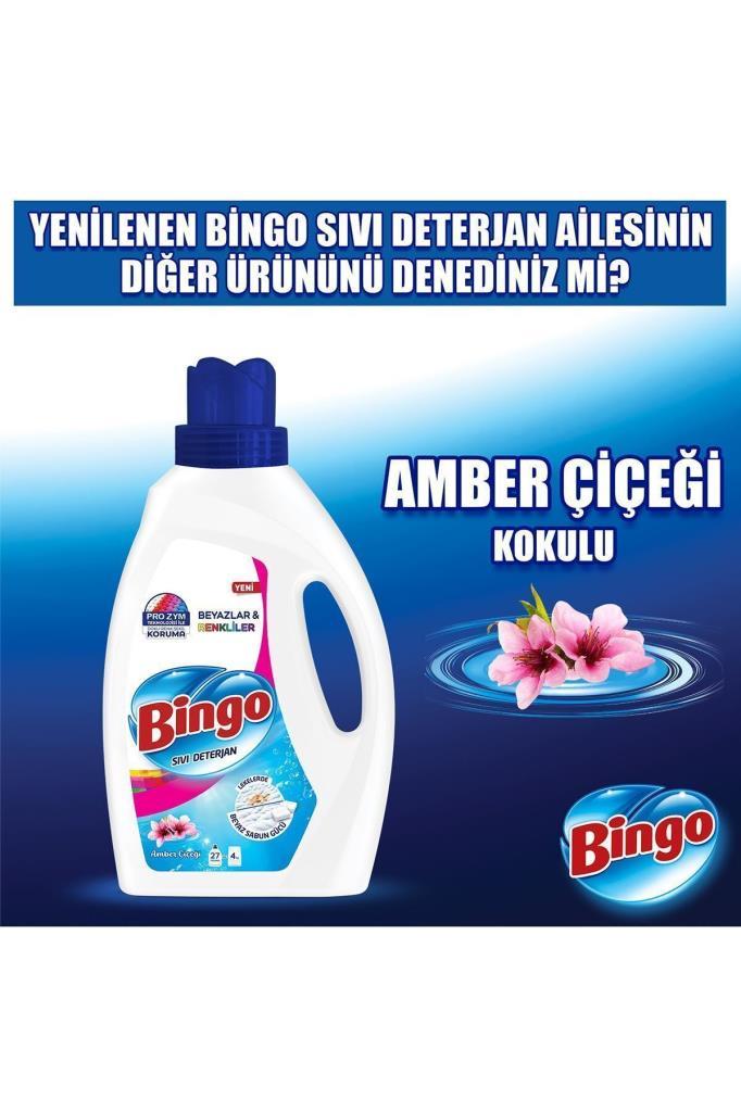 Bingo Sıvı Çamaşır Deterjanı Beyaz Sabun 1755 ml 3lü