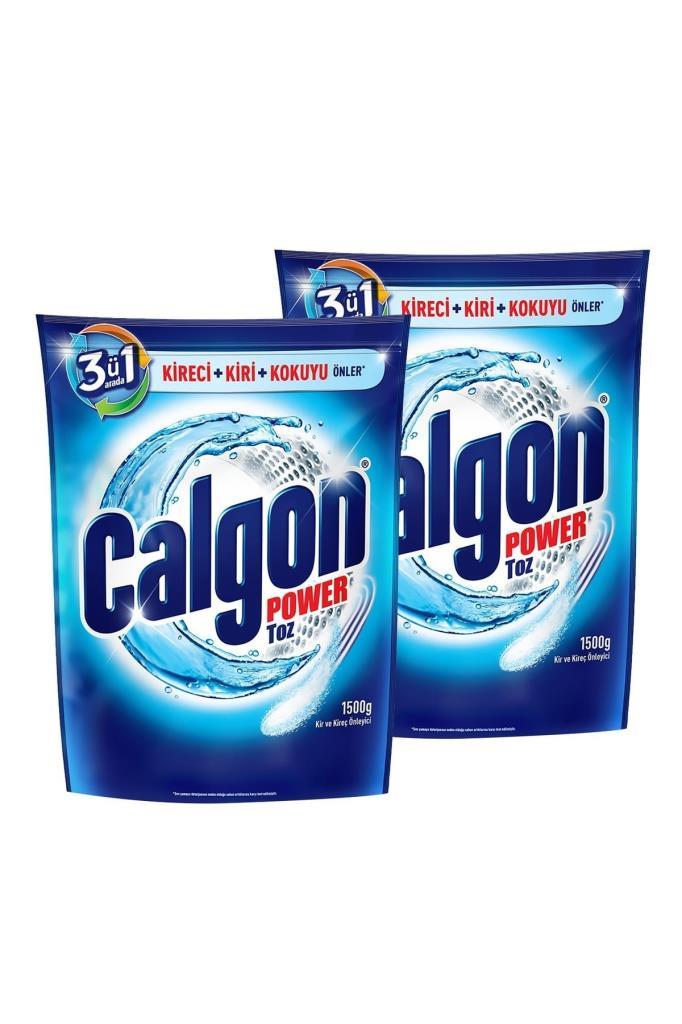 Calgon Çamaşır Makinesi Kireç Önleyici Toz 1500 gr X2