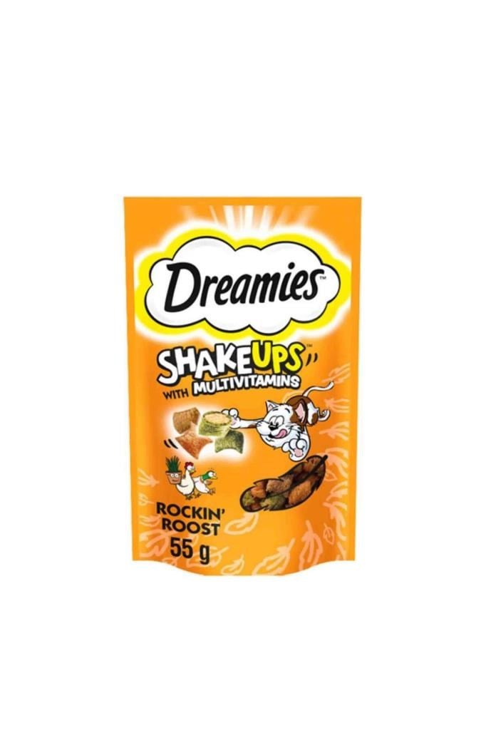 Dreamies Shakeups Multivitamins Kümes Hayvanlı Kedi Ödül Maması 55 gr
