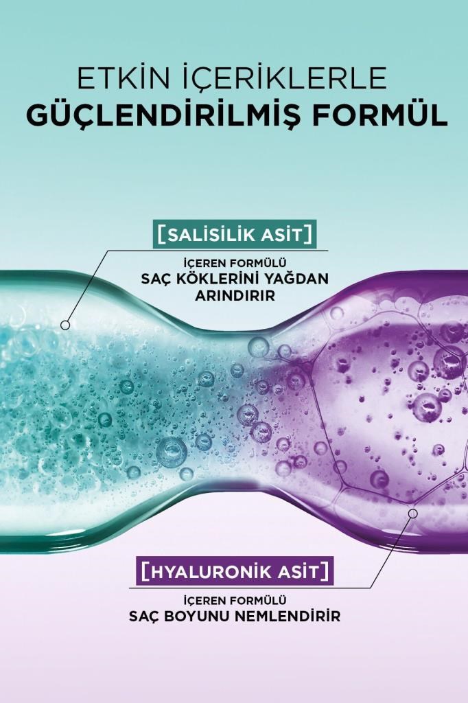 Elseve Hydra [hyaluronic] Pure Salisilik Asit Içeren Yağlanma Karşıtı Arındırıcı Şampuan 300ml