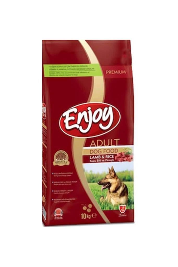 Enjoy Kuzu Etli Yetişkin Köpek Maması 10 Kg
