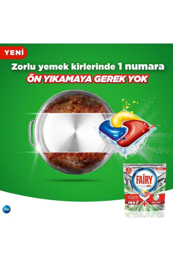 Fairy Platinum  Det.84 Tablet  Limon Kokulu 7932