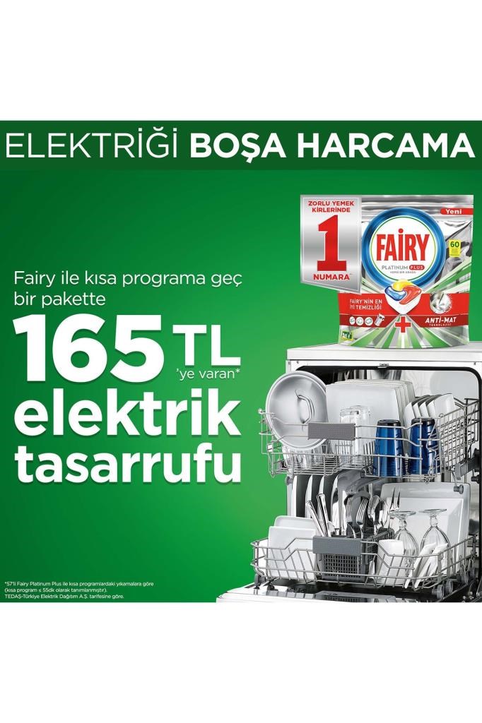Fairy Platinum  Det.84 Tablet  Limon Kokulu 7932