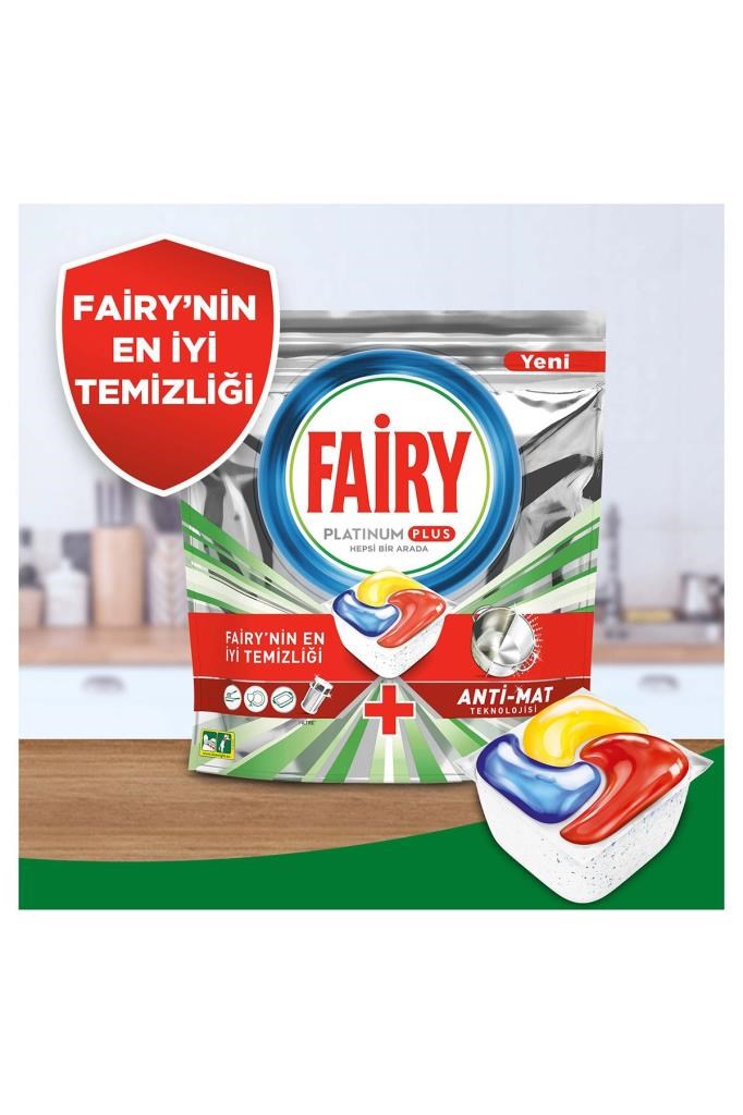 Fairy Platinum  Det.84 Tablet  Limon Kokulu 7932