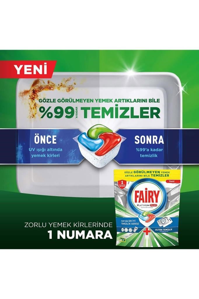 Fairy Platinum Plus Ultra Temizlik 60  Tablet 9923