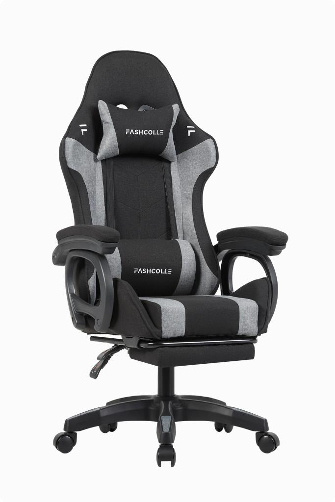 Fashcolle Dynamic Air Kumaş Grey Masajlı Oyuncu Koltuğu
