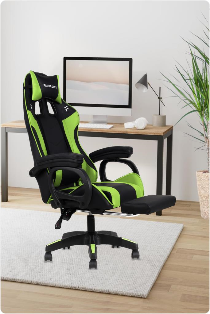 Fashcolle Dynamic Green Masajlı Oyuncu Koltuğu