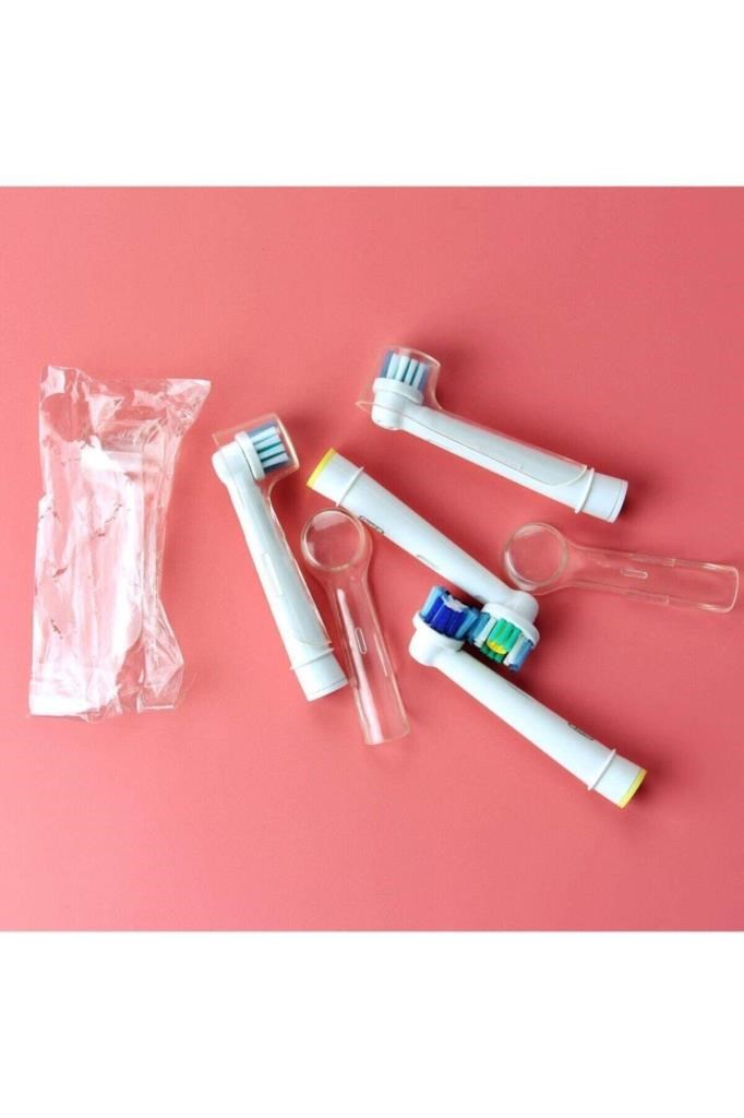 Fashcolle Şarjlı Ve Pilli Diş Fırçaları Için 4 Adet Koruyucu Kapak
