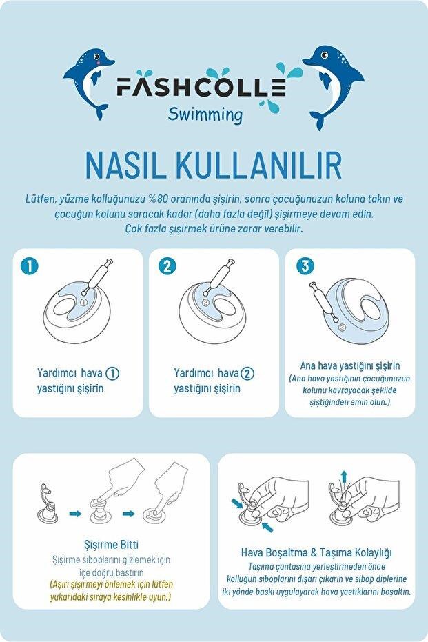 Fashcolle Small Beden Şişme Deniz Kolluğu 2'Lİ KARMA SET