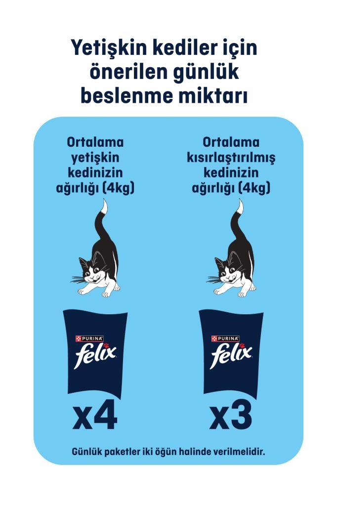 FELIX Sığır Etli 85 Gr. X 26 Adet Yaş Kedi Maması