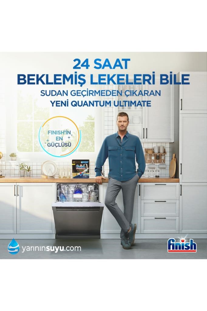 Finish Quantum Ultimate 50 Kapsül Bulaşık Makinesi Deterjanı Tableti