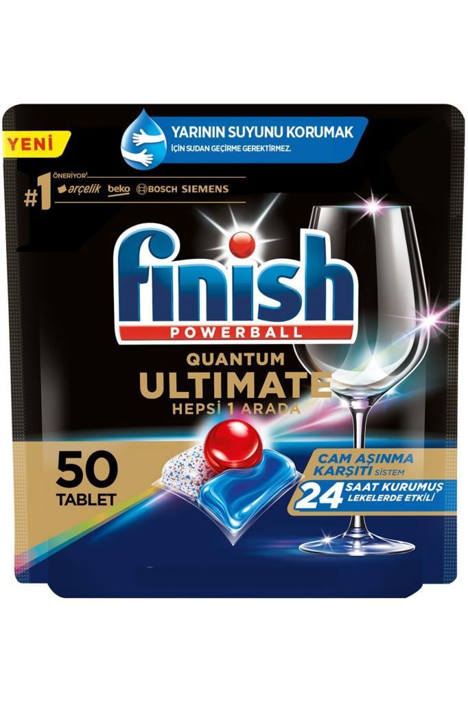 Finish Quantum Ultimate 50 Kapsül Bulaşık Makinesi Deterjanı Tableti