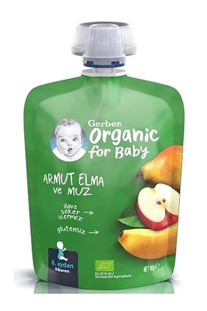 Gerber Elmalı ve Muzlu Armut Püresi 90gr 3170