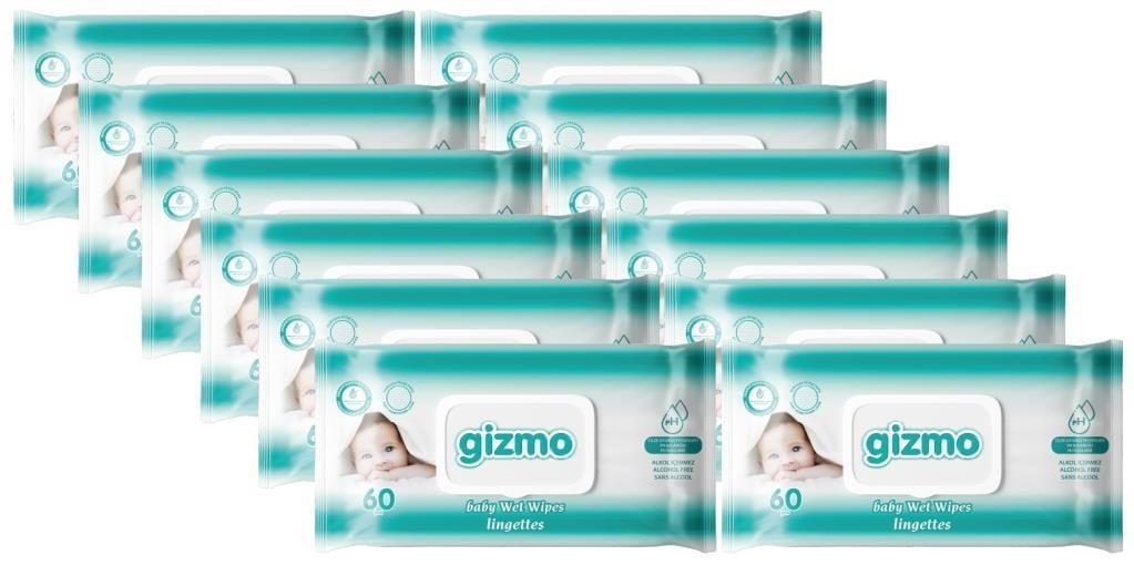Gizmo Baby Islak Mendil 12 Paket 720 Yaprak