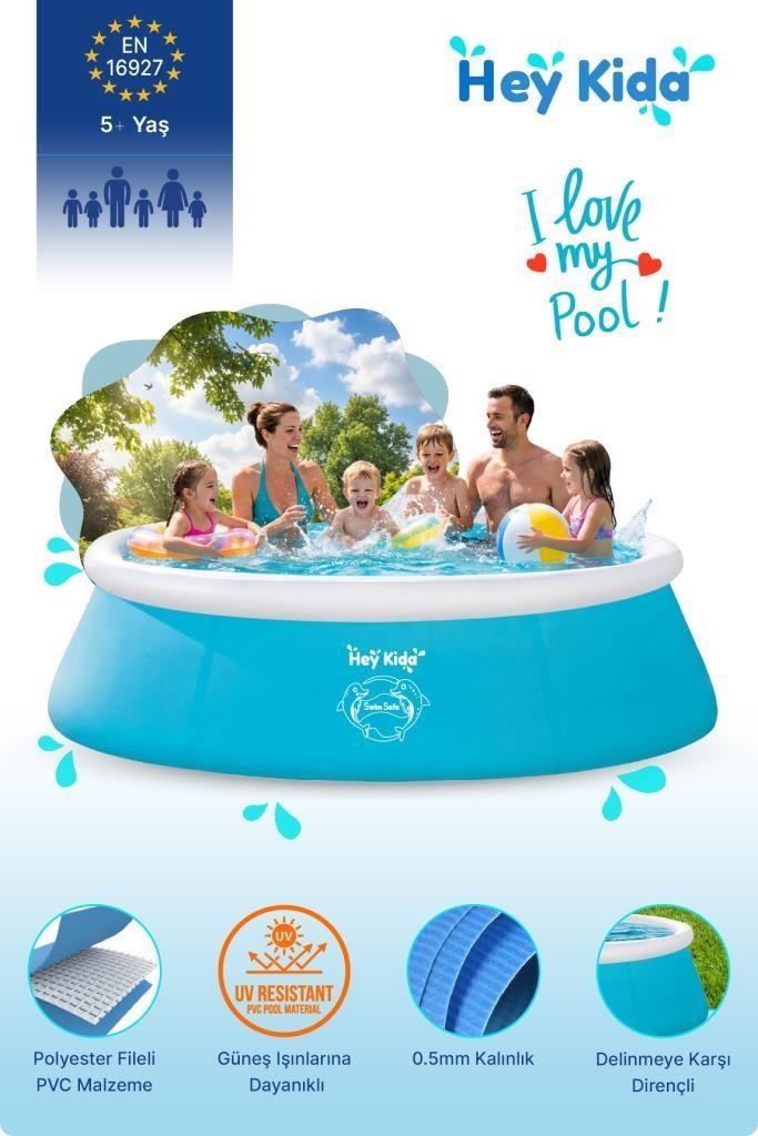 Heykida Swim Safe Hızlı Kurulum Havuzu 183x51cm