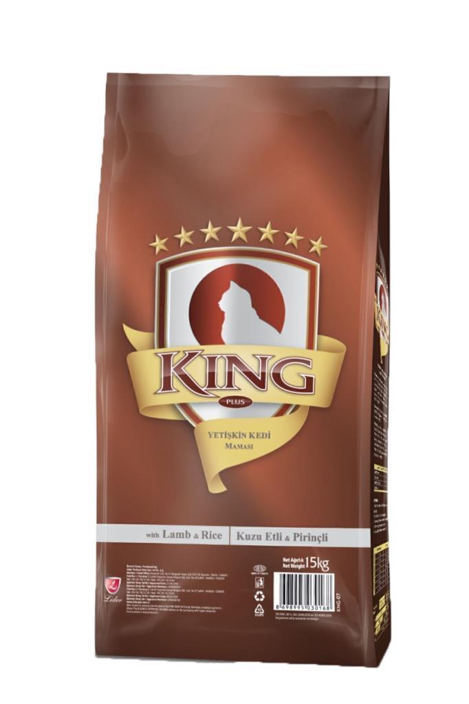 King Kuzu Etli Kedi Maması 15kg
