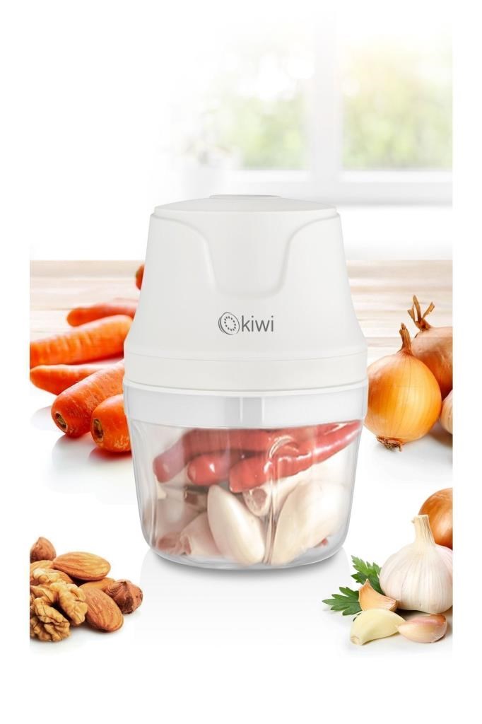 Kiwi Kc8203 3 Bıçaklı 350 ML Şarjlı Gıda Doğrayıcı Blender