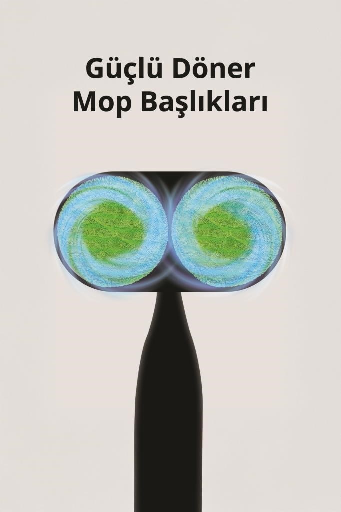 Kiwi Ksc-4220 Çok Fonksiyonlu Ayarlanabilir Seviyeli 10 Aparatlı Dikey Buharlı Mop - Buharlı Temizleyici