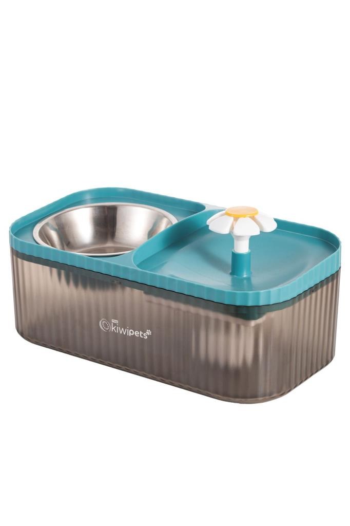 Kiwi Pets Kpf-10548 Mama Kabı ve Otomatik Evcil Hayvan Su Çeşmesi