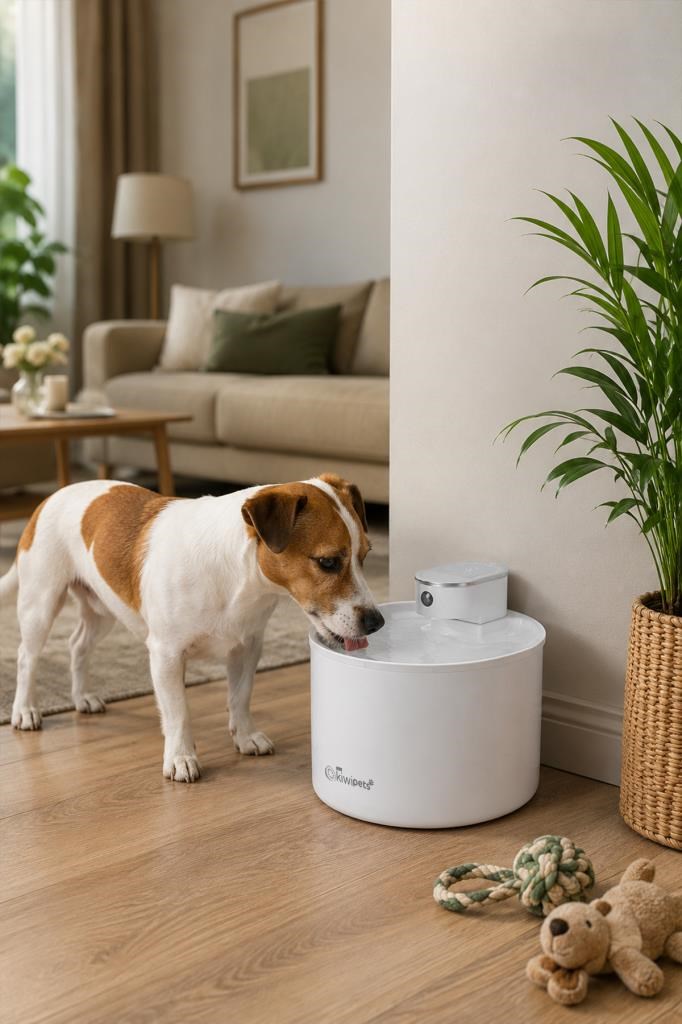 Kiwi Pets Sensörlü Kedi Köpek Su Pınarı 1 Metre Algılama Mesafeli Kpf-10559