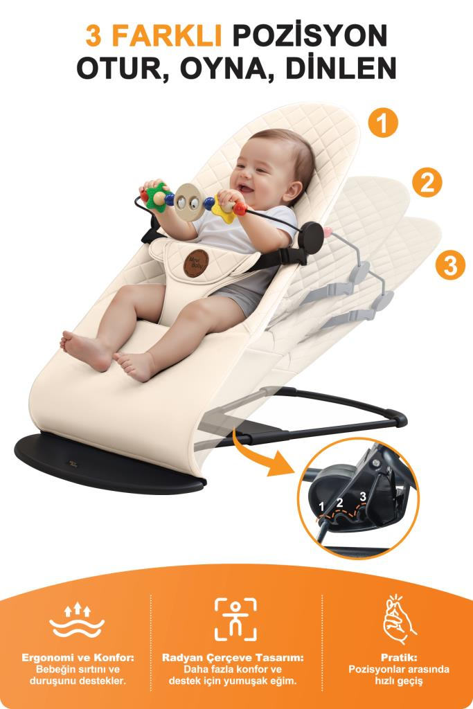 Livenzi Mobibaby Anakucağı Cotton Deluxe - Bej