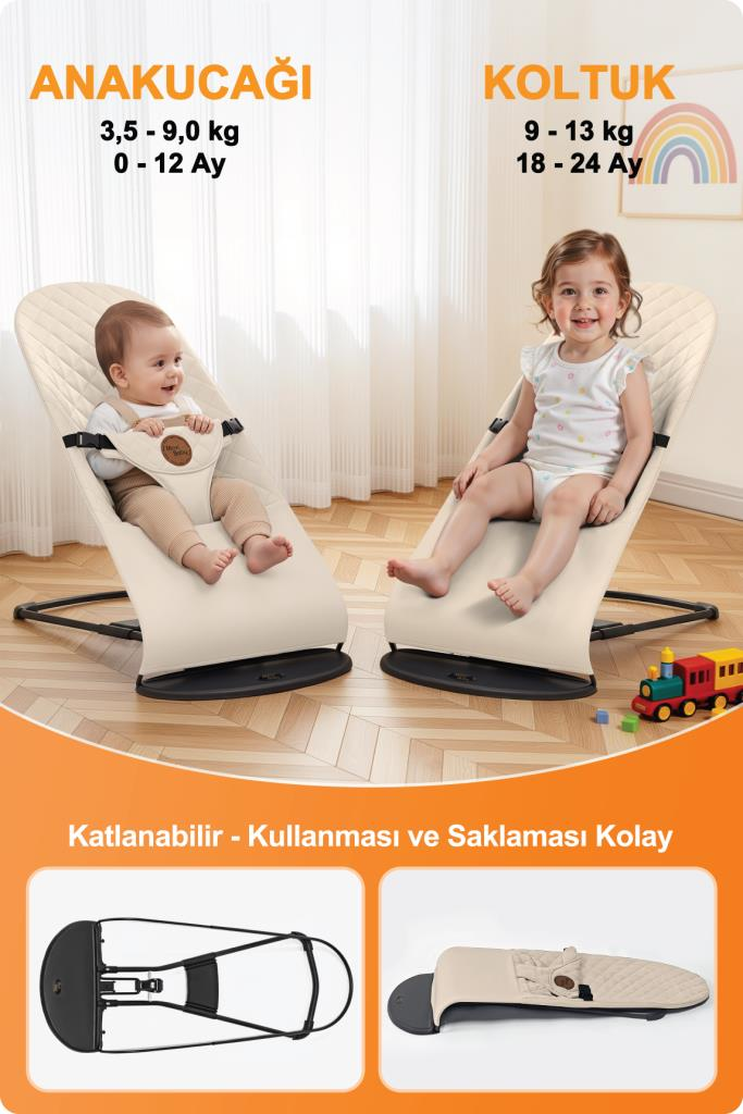 Livenzi Mobibaby Anakucağı Cotton Deluxe - Bej