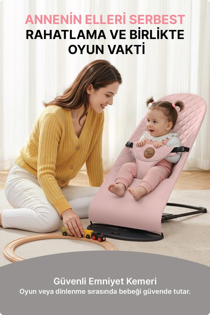 Livenzi Movibaby Anakucağı Cotton Deluxe - Pembe