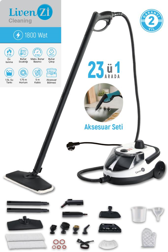 Livenzi WJ-578 Buharlı Temizlik Makinesi