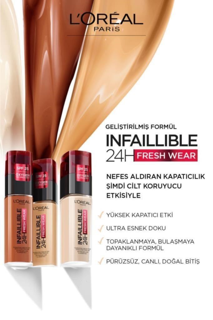 L'Oréal Paris Infaillible 24h Fondöten 125 Natural Rose