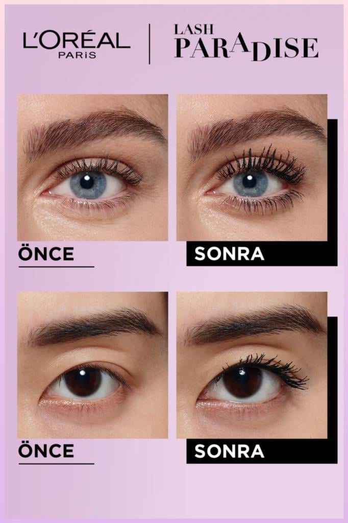 L'Oreal Paris Lash Paradise Intense Black Ekstra Siyah Maskara
