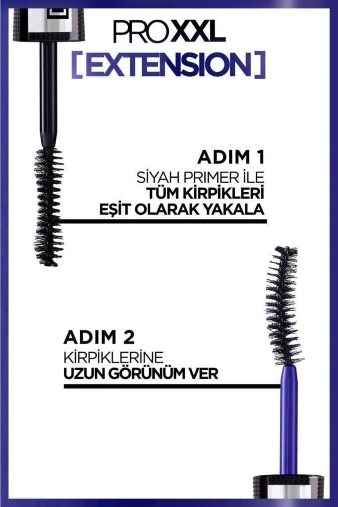 L'Oreal Paris Pro XXL Extension Çift Taraflı Maskara - Uzunluk Etkisi
