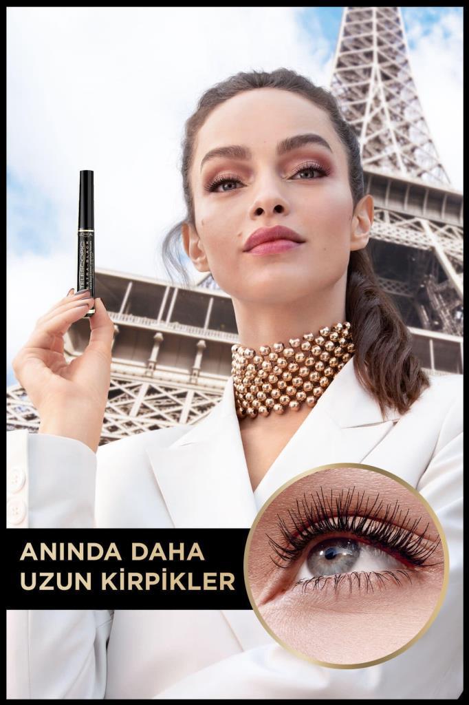 L'Oreal Paris Telescopic Carbon Extra Black Maskara - Siyah